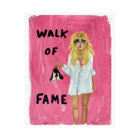 "walk of fame" Print
